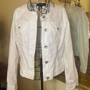 White Denim Jacket